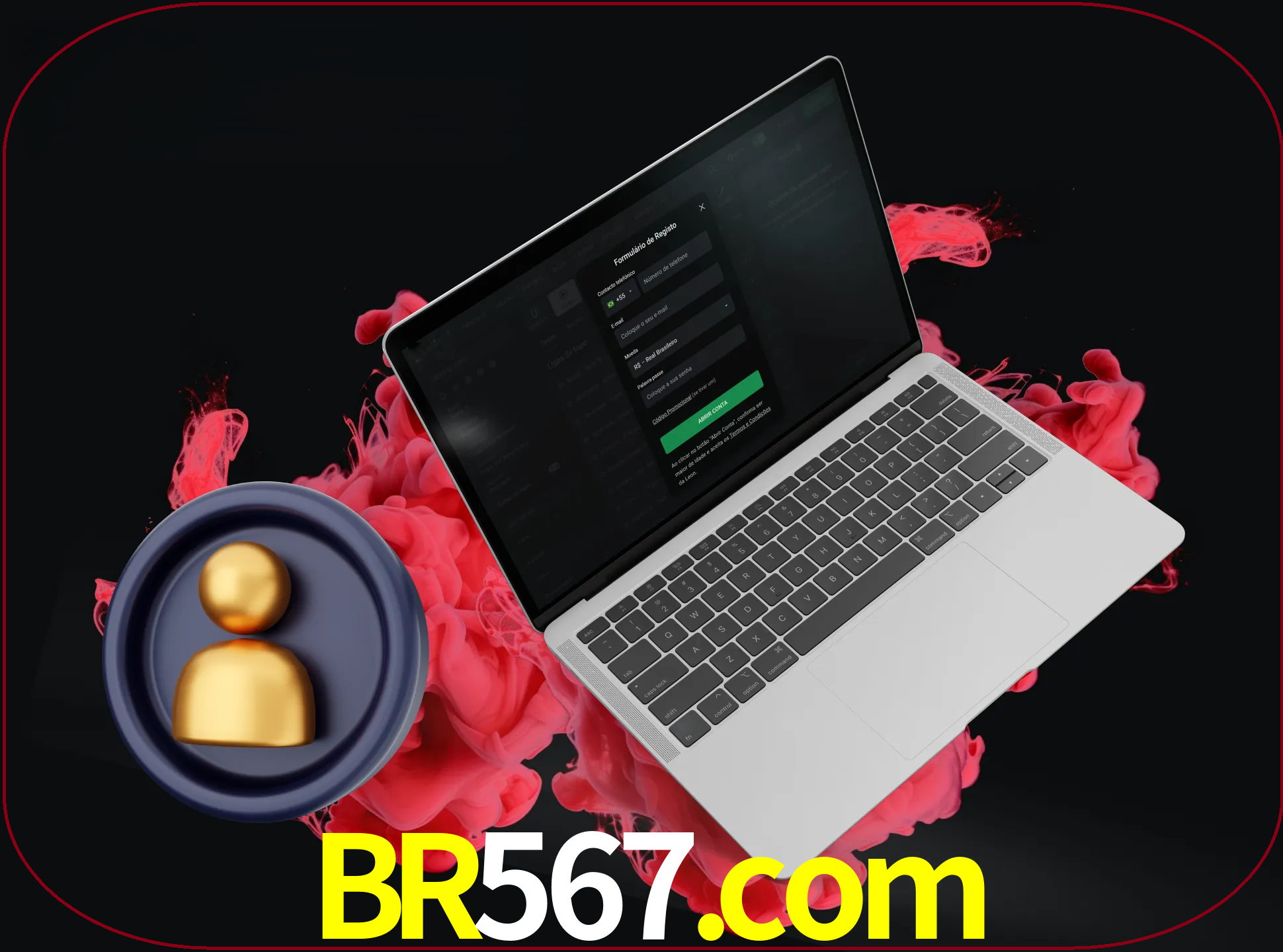 No cabeçalho do site br567, clique no botão que o levará a um formulário especial onde terá de introduzir as suas informações actuais.