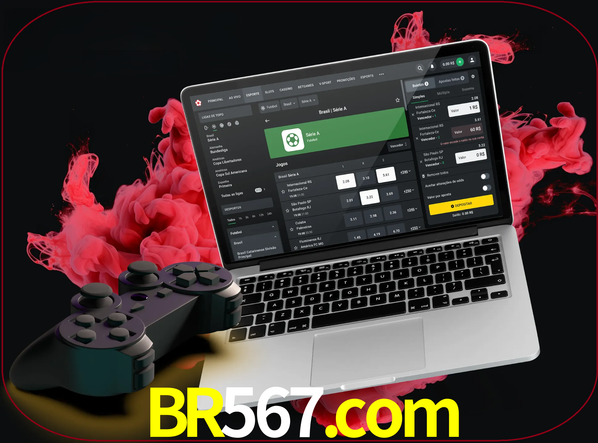 Visite a secção especial de jogos de vídeo em br567 para descobrir em que jogos pode apostar e ganhar muito dinheiro.