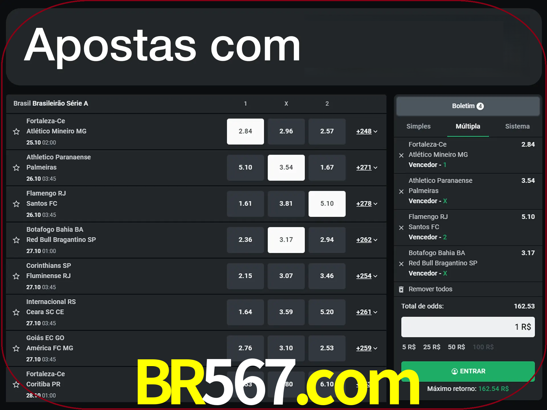 Aposte em vários diciplines com LeonBet.