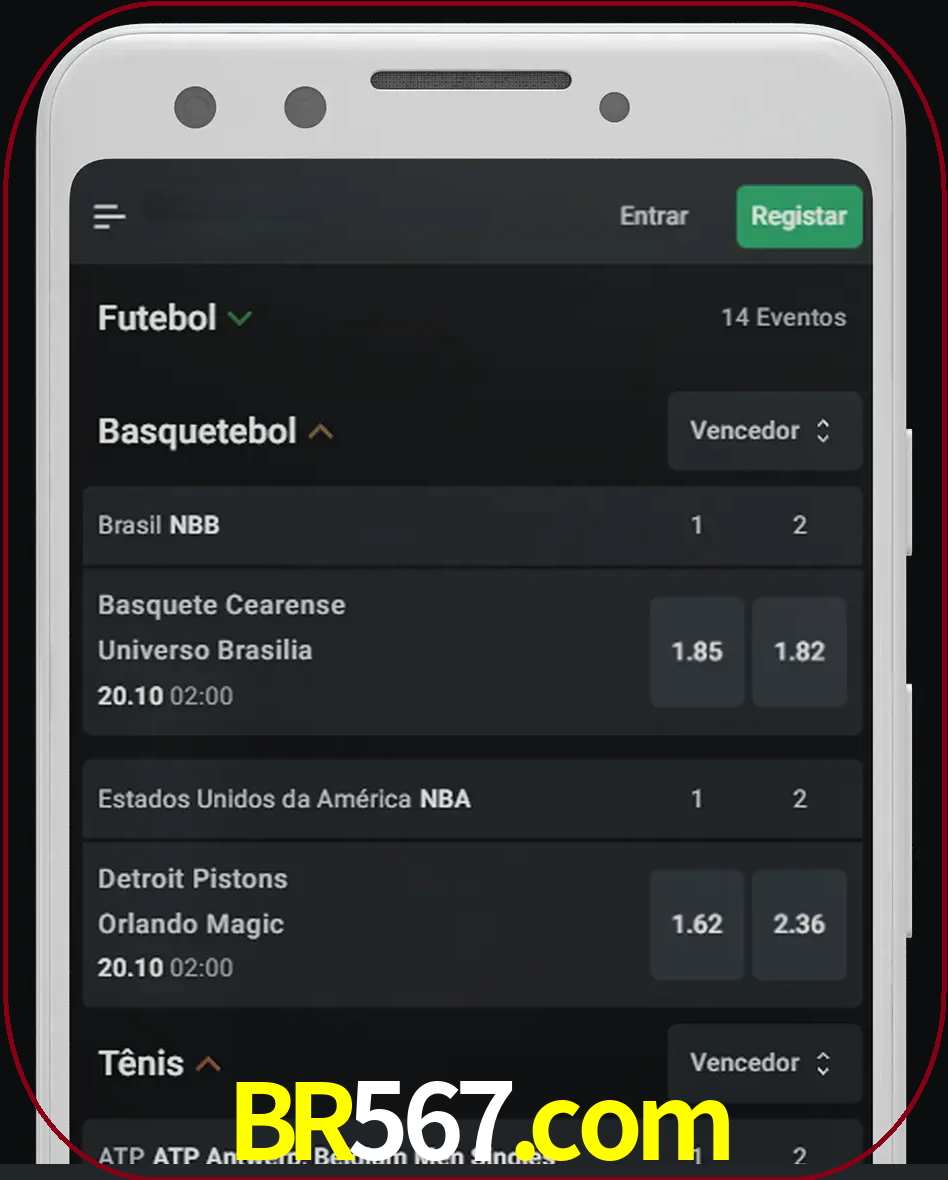 Aposte e assista aos esportes em formato ao vivo.