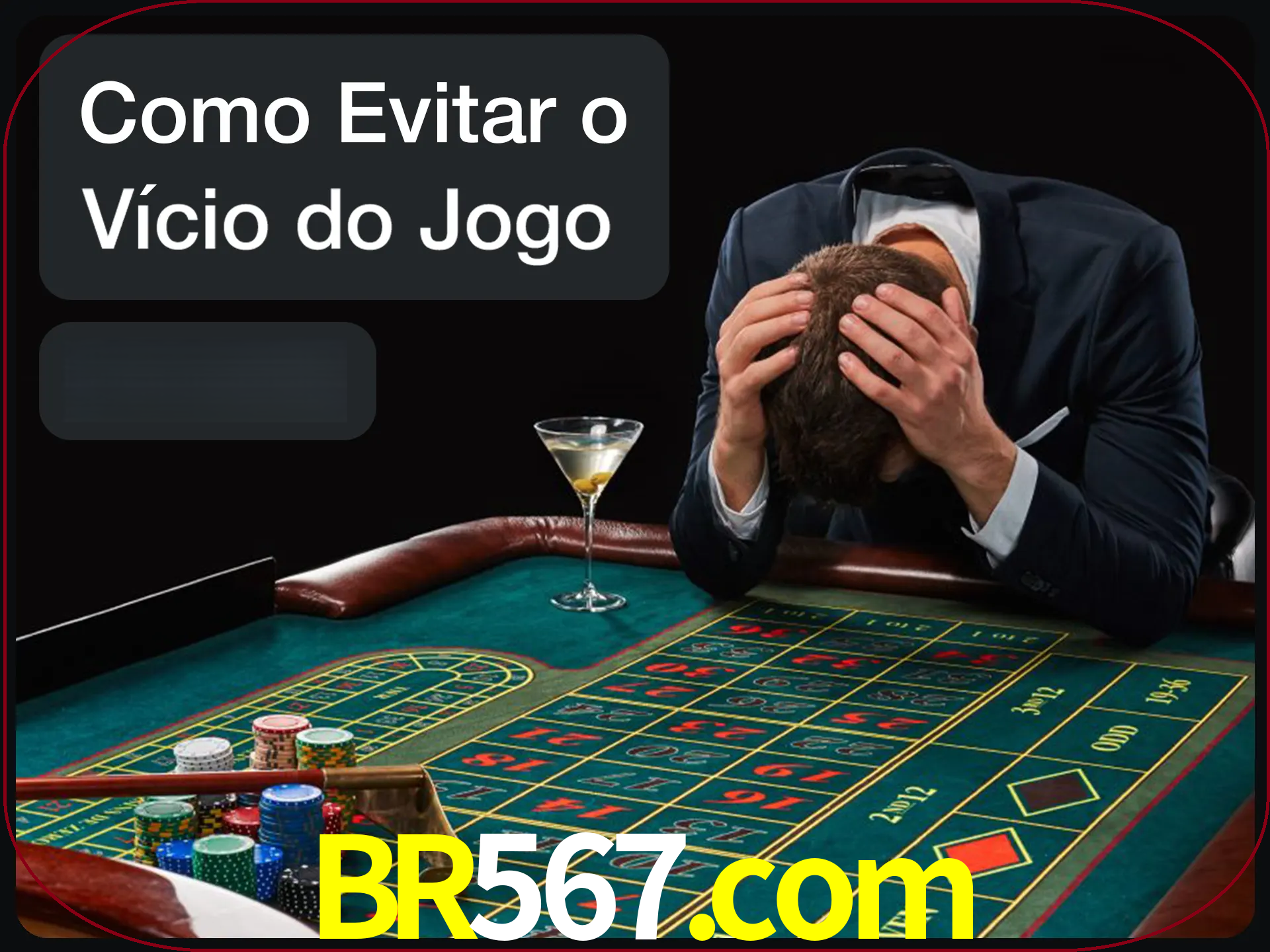 Você é responsável por cada uma de suas apostas.